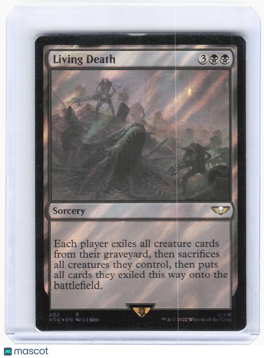 2022 Magic: The Gathering—Living Death #202 Warhammer 40,000—Rare Surge Foil