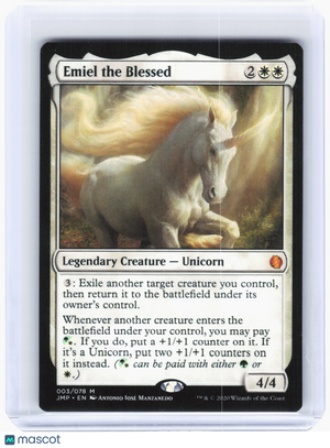 2020 Magic: The Gathering—Emiel the Blessed #3 Jumpstart—Mythic Non-Foil