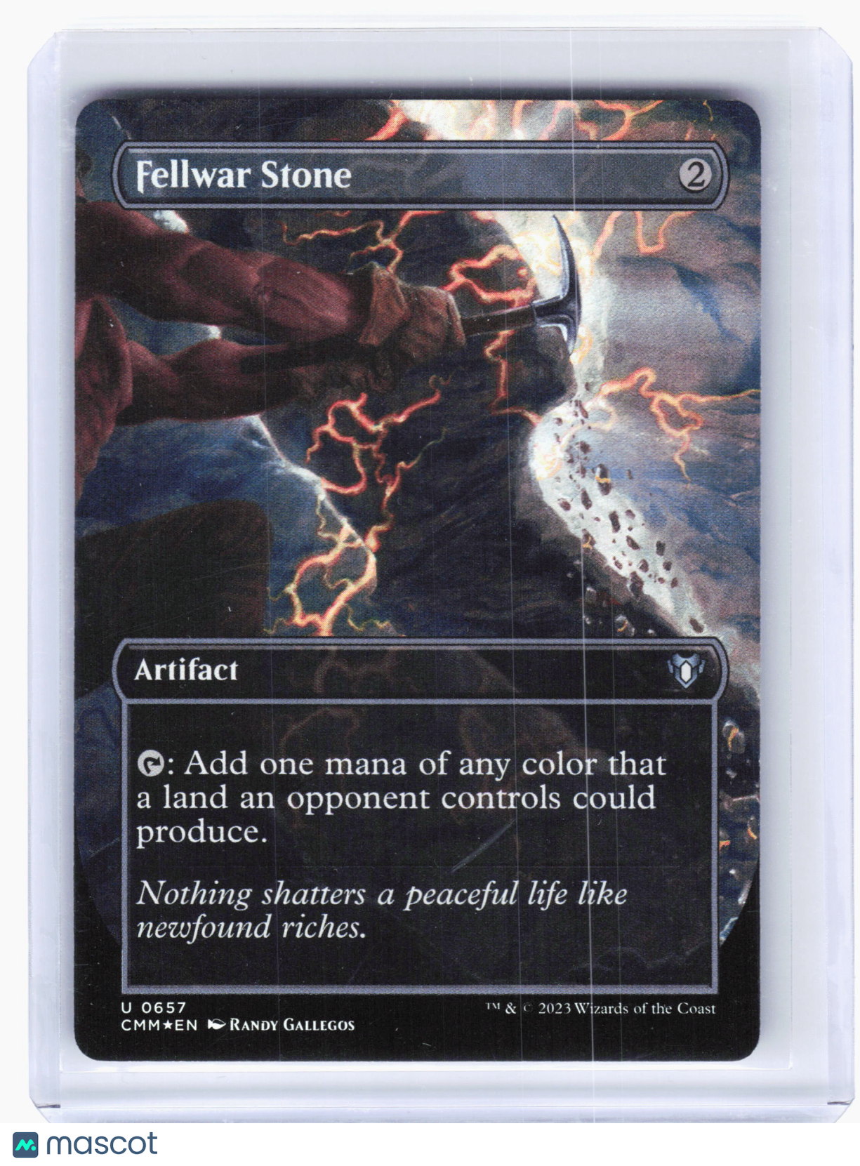 2023 Magic: TG—Fellwar Stone #657 Commander Masters—Uncommon Foil Borderless