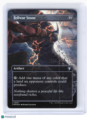 2023 Magic: TG—Fellwar Stone #657 Commander Masters—Uncommon Foil Borderless
