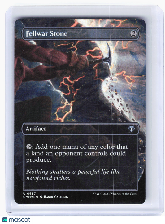 2023 Magic: TG—Fellwar Stone #657 Commander Masters—Uncommon Foil Borderless