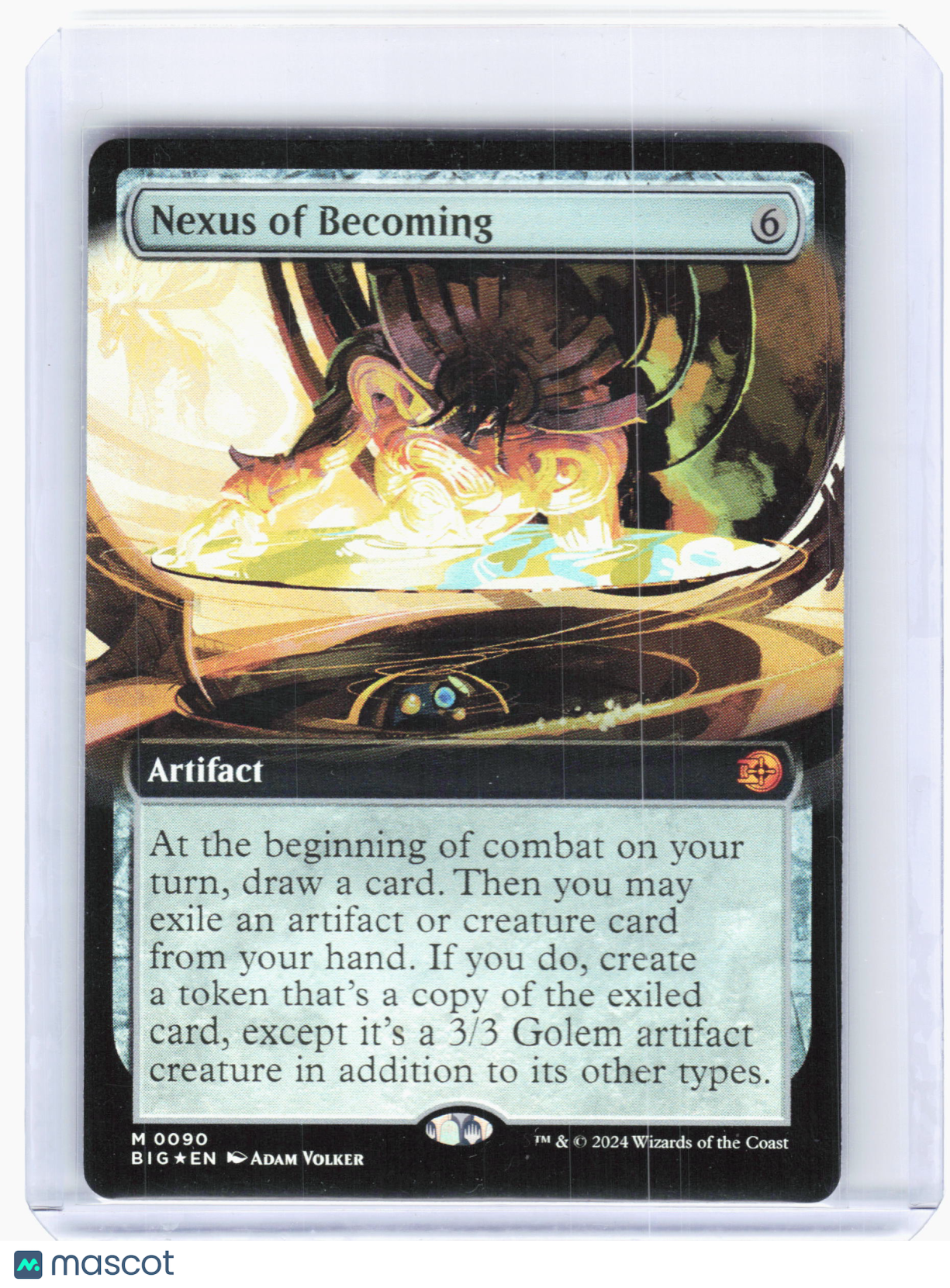 2024 Magic: TG—Nexus of Becoming #90 OTJ: The Big Score—Mythic Foil Extended Art