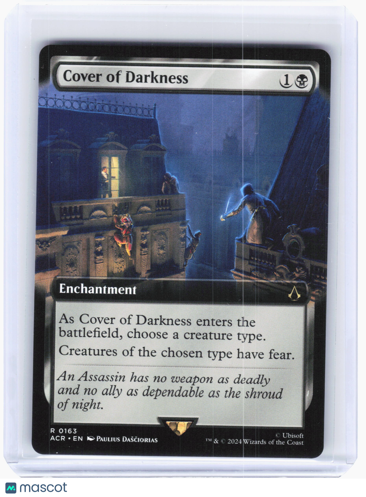 2024 Magic TG—Cover of Darkness #163 Assassin's Creed—Rare Non-Foil Extended Art