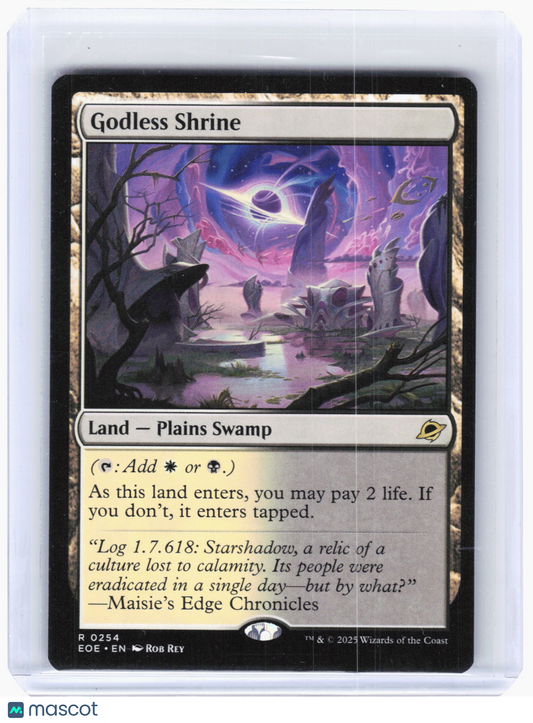 2025 Magic: The Gathering—Godless Shrine #254 Edge of Eternities—Rare Non-Foil