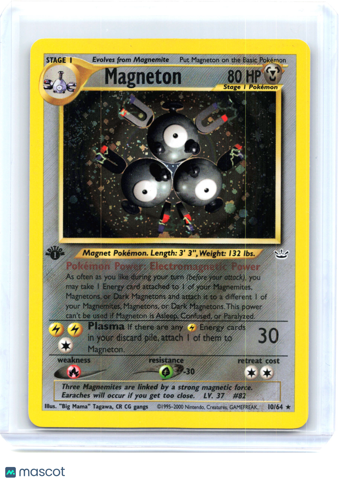 2000 Magneton #10/64 Neo Revelation—Holo Rare [First Edition] [Lightly Played]
