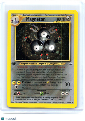 2000 Magneton #10/64 Neo Revelation—Holo Rare [First Edition] [Lightly Played]