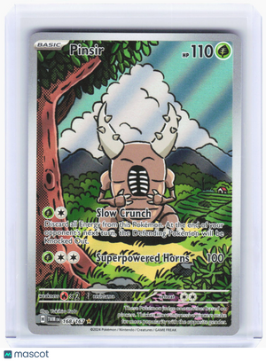 2024 Pokemon—Pinsir #168/167 Twilight Masquerade—Illustration Rare Foil