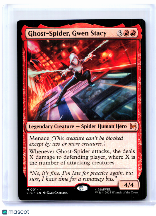 2025 Magic: The Gathering—Ghost-Spider, Gwen Stacy #0014 SPE—Mythic Nonfoil