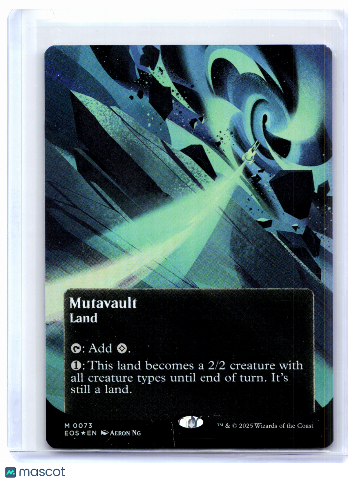 2025 Magic: The Gathering—Mutavault (Borderless) #073 Stellar Sights—Mythic Foil