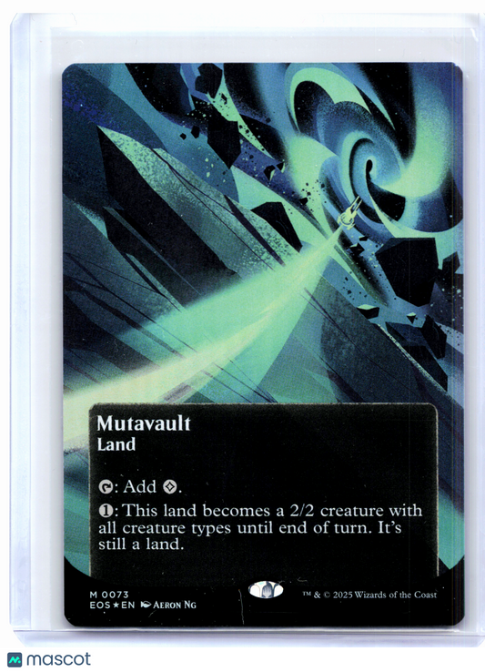 2025 Magic: The Gathering—Mutavault (Borderless) #073 Stellar Sights—Mythic Foil