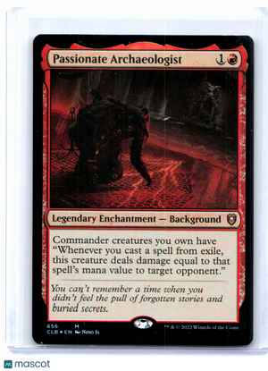 2022 Magic: The Gathering—Passionate Archaeologist #656 CLB—Mythic Foil