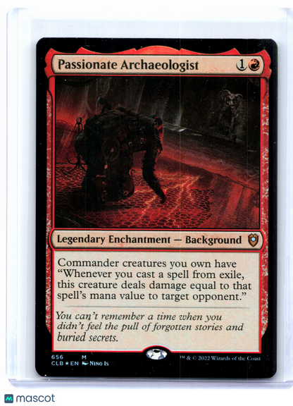 2022 Magic: The Gathering—Passionate Archaeologist #656 CLB—Mythic Foil