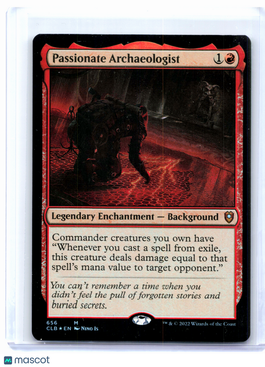 2022 Magic: The Gathering—Passionate Archaeologist #656 CLB—Mythic Foil