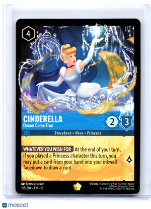 2025 Lorcana—Cinderella #155/204 Whispers in the Well—Legendary Nonfoil