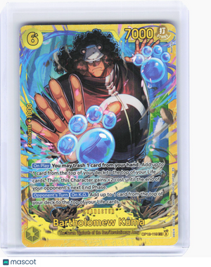2024 One Piece Card Game—Bartholomew Kuma #OP12-119 (OP12)—Secret Rare Foil
