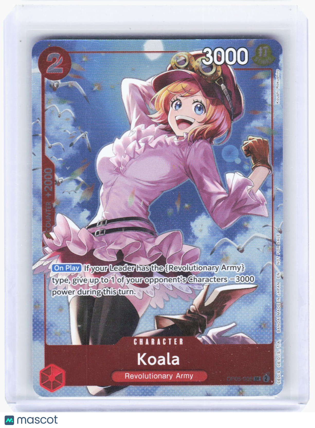 2023 One Piece Card Game—Koala #OP05-006 (EB-03)—Super Rare Foil