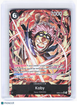 2024 One Piece Card Game—Koby (Alternate Art) #EB04-044 (OP15-EB04)—SR Foil