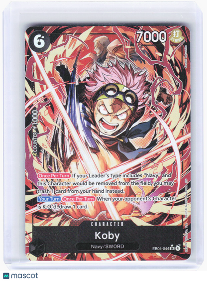 2024 One Piece Card Game—Koby (Alternate Art) #EB04-044 (OP15-EB04)—SR Foil