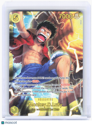 2023 One Piece Card Game—Monkey.D.Luffy #OP15-119 (OP15-EB04)—Secret Rare Foil
