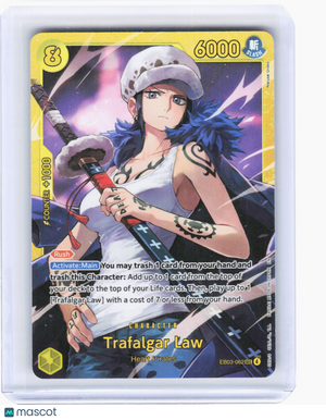 2024 One Piece Card Game—Trafalgar Law #EB03-062 (EB-03)—Secret Rare Foil