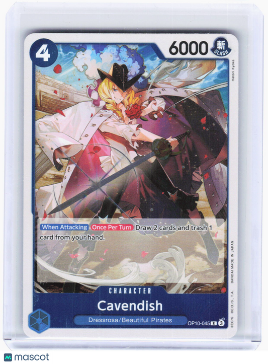 2025 One Piece Card Game—Cavendish #OP10-045 Royal Blood—Rare Foil