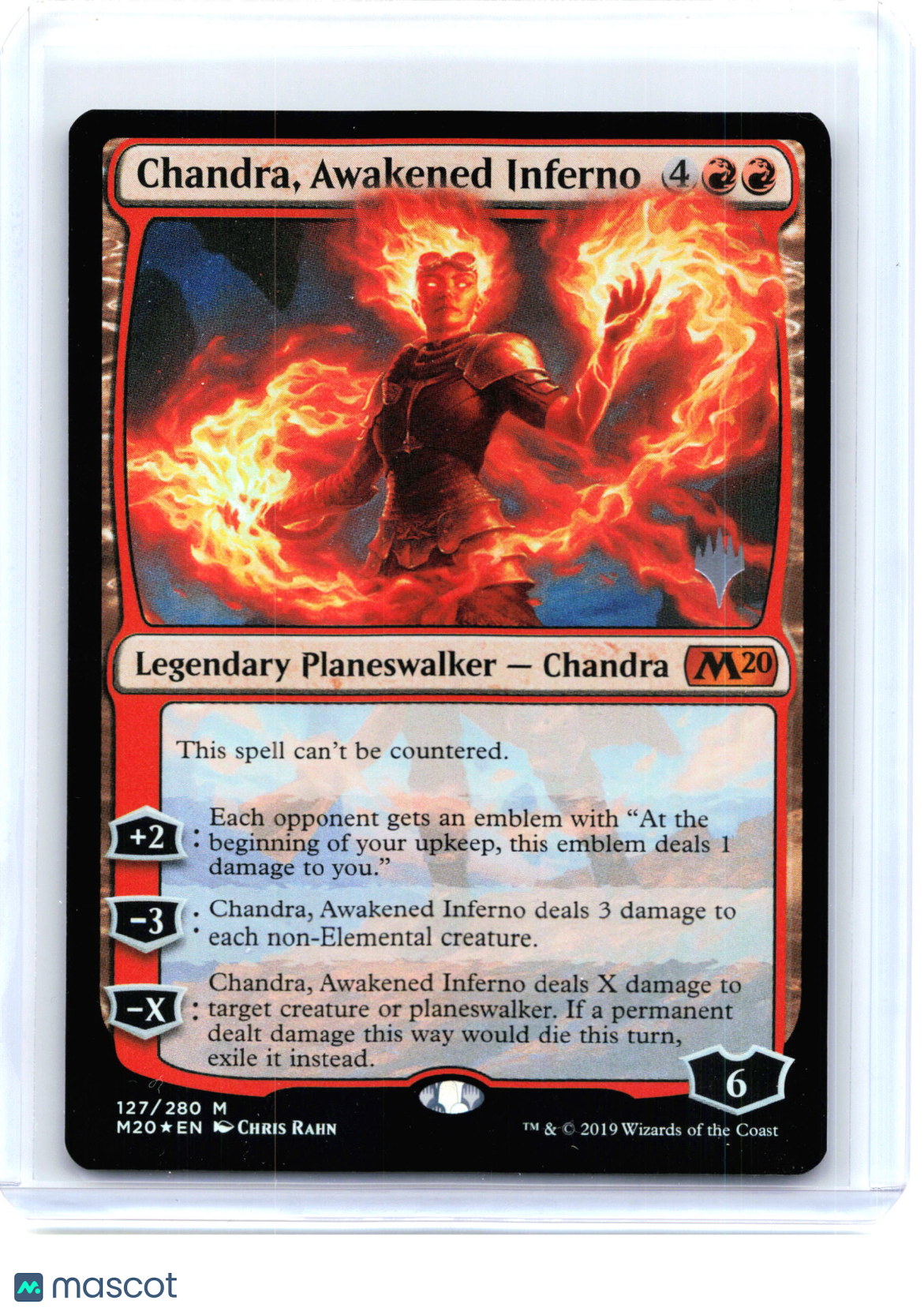 2019 Chandra, Awakened Inferno #127 Promo Pack: Core Set 2020—Mythic Rare
