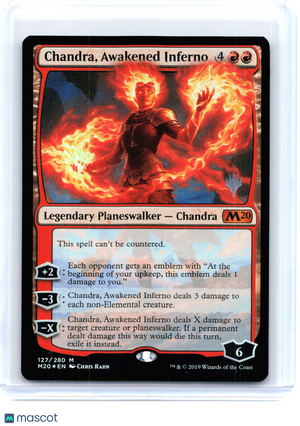 2019 Chandra, Awakened Inferno #127 Promo Pack: Core Set 2020—Mythic Rare