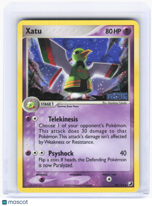 2005 Pokemon—Xatu #49 Unseen Forces—Uncommon Reverse Holo [Lightly Played]