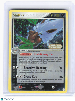 2006 Pokemon—Shiftry #12 Legend Maker—Rare Reverse Holo [Lightly Played]