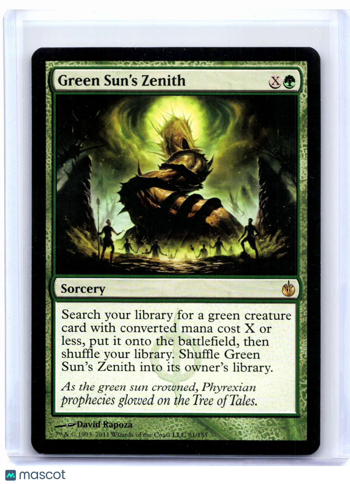 2011 Magic: TG—Green Sun's Zenith #81 Mirrodin Besieged—Rare Nonfoil [MP]
