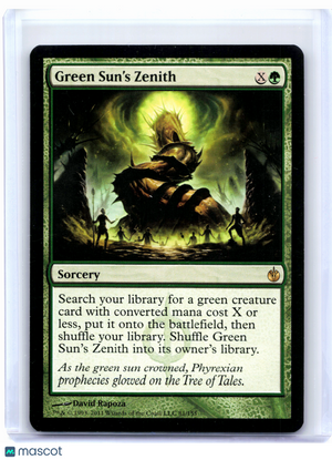 2011 Magic: TG—Green Sun's Zenith #81 Mirrodin Besieged—Rare Nonfoil [MP]