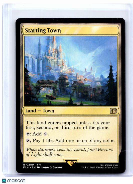 2025 Magic: The Gathering—Starting Town #0289 FINAL FANTASY—Rare Nonfoil