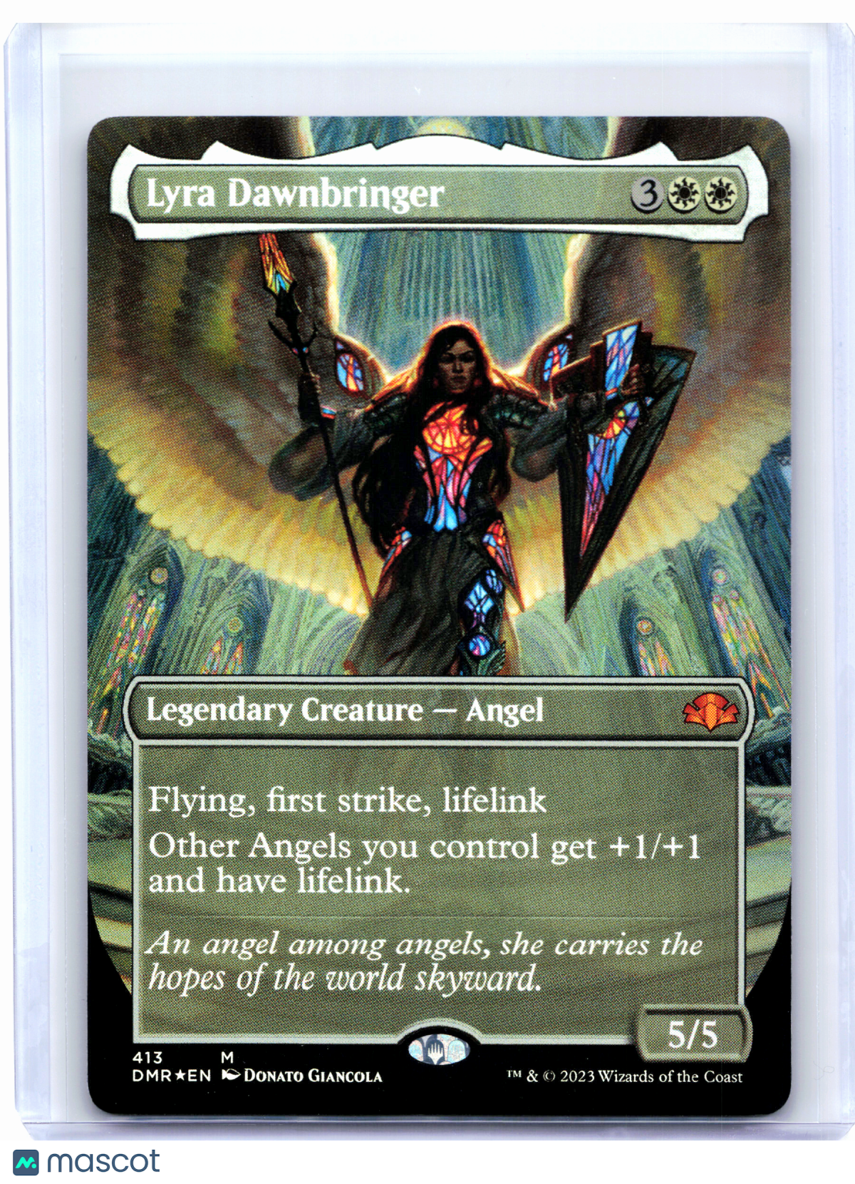 2023 Magic: TG—Lyra Dawnbringer (Borderless) #413 Dominaria Remastered—Foil