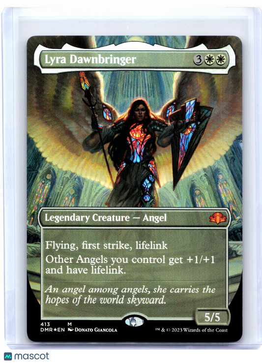 2023 Magic: TG—Lyra Dawnbringer (Borderless) #413 Dominaria Remastered—Foil