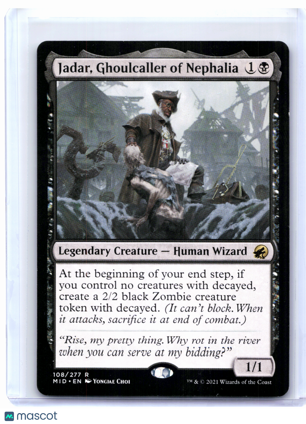 2021 Magic: TG—Jadar, Ghoulcaller of Nephalia #108 MID—Rare Nonfoil
