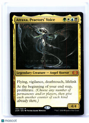 2020 Magic: TG—Atraxa, Praetors' Voice #190 Double Masters—Mythic Nonfoil