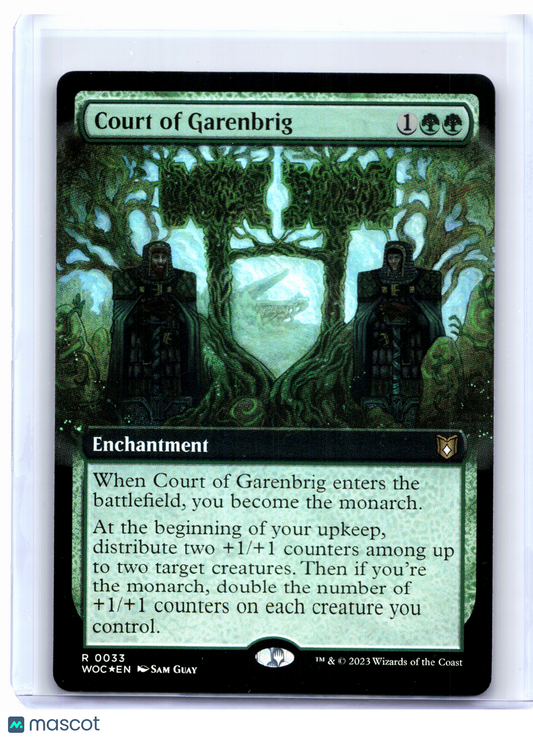 2023 Magic: TG—Court of Garenbrig (Extended Art) #0033 WOC—Rare Foil