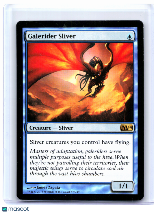 2013 Magic: TG—Galerider Sliver #57 Core Set 2014—Rare Nonfoil [Lightly Played]