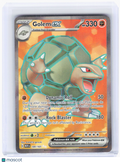 2023 Pokemon—Golem ex #189/165 Scarlet & Violet 151—Ultra Rare Foil