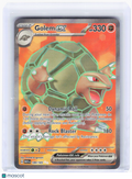 2023 Pokemon—Golem ex #189/165 Scarlet & Violet 151—Ultra Rare Foil