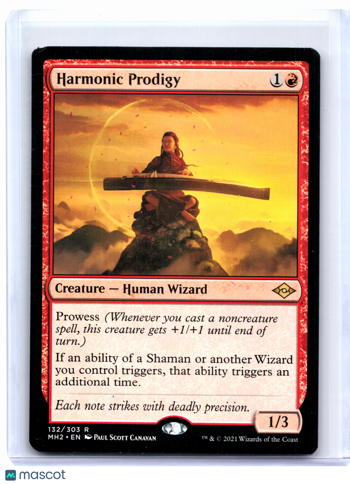 2021 Magic: The Gathering—Harmonic Prodigy #132 Modern Horizons 2—Rare Nonfoil