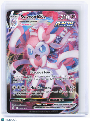 2021 Pokemon—Sylveon VMAX #75/203 Evolving Skies—Ultra Rare Foil