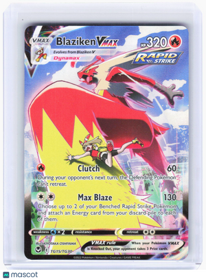 2022 Pokemon—Blaziken VMAX #TG15/TG30 Silver Tempest Trainer Gallery—UR Foil(LP)