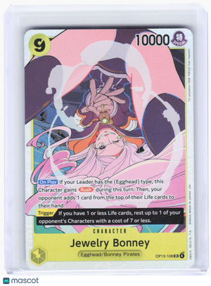 2024 One Piece Card Game—Jewelry Bonney #OP13-108 (OP13)—Super Rare Foil