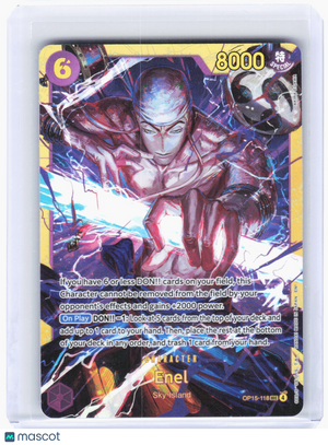 2023 One Piece TCG—Enel #OP15-118 Adventure on Kami's Island—Secret Rare Foil