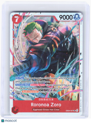 2024 One Piece TCG—Roronoa Zoro #EB04-007 (OP15-EB04)—Super Rare Foil