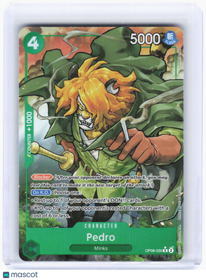 2024 One Piece Card Game—Pedro (Parallel) #OP08-030 Two Legends—Rare Foil