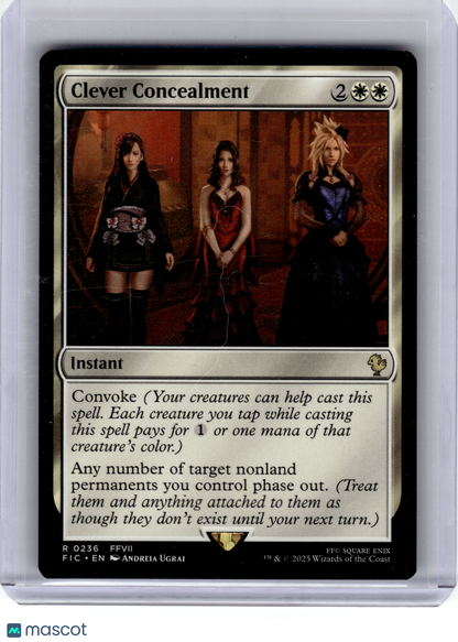 2025 Magic: TG—Clever Concealment #0236 FINAL FANTASY Commander—Rare Nonfoil