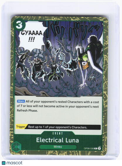 2024 One Piece TCG—Electrical Luna #OP08-036 Two Legends—Rare Foil
