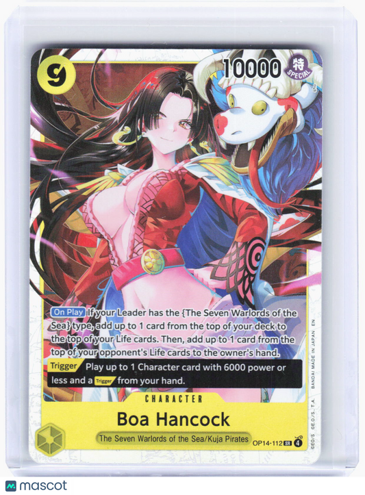 2024 One Piece TCG—Boa Hancock #OP14-112 The Azure Sea's Seven—Super Rare Foil